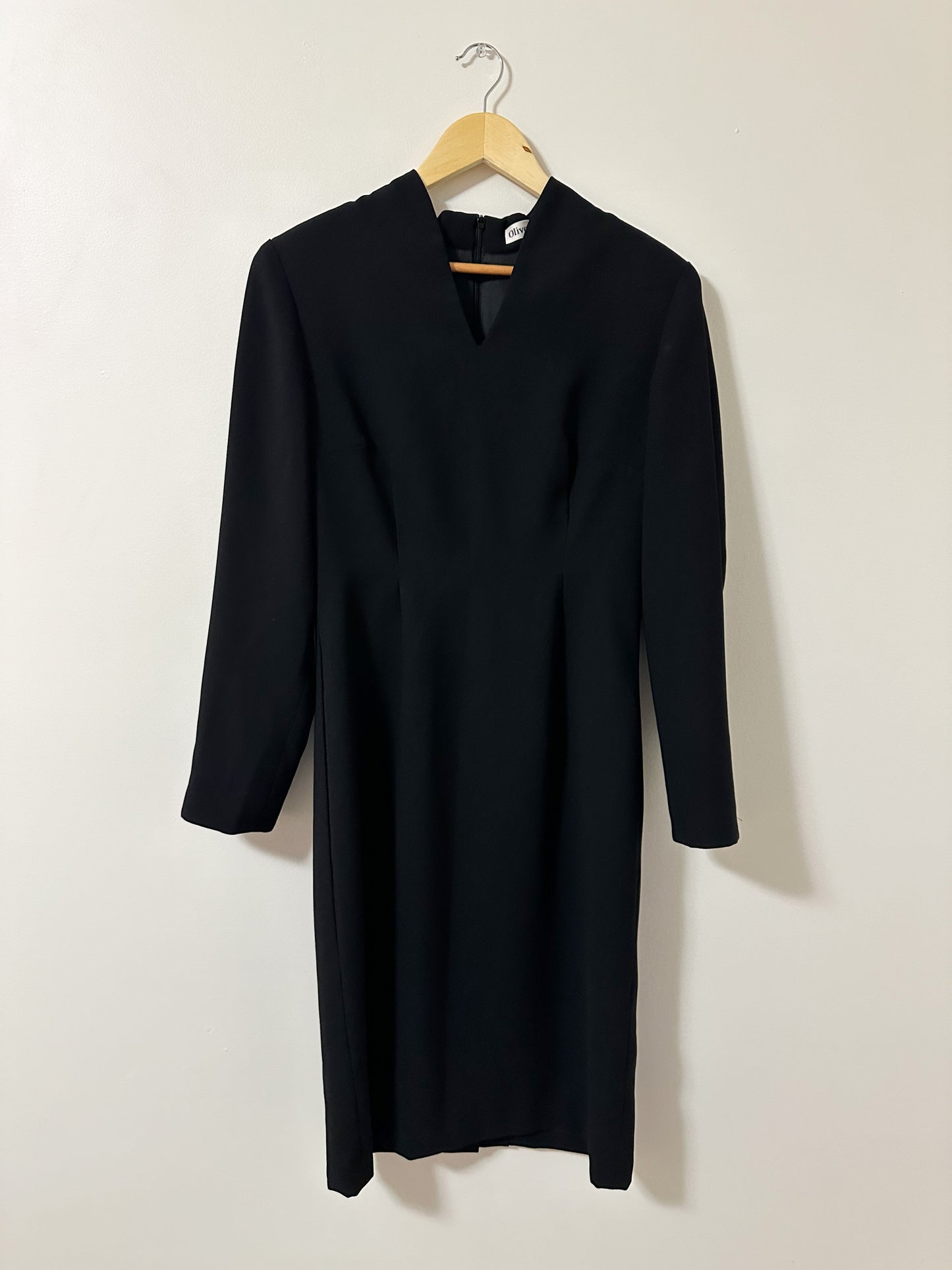 Vintage x Oliver Yates Black Dress (L)