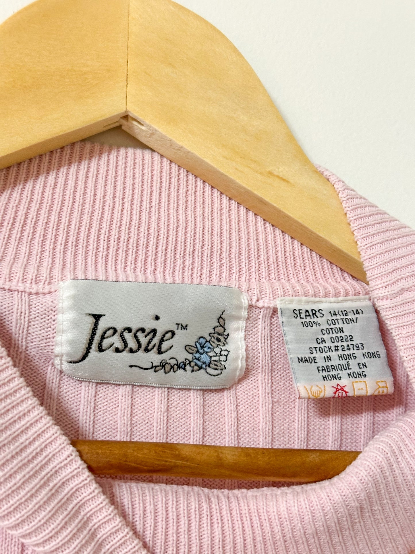 Vintage x Jessie Baby Pink Mockneck Sweater (S-L)