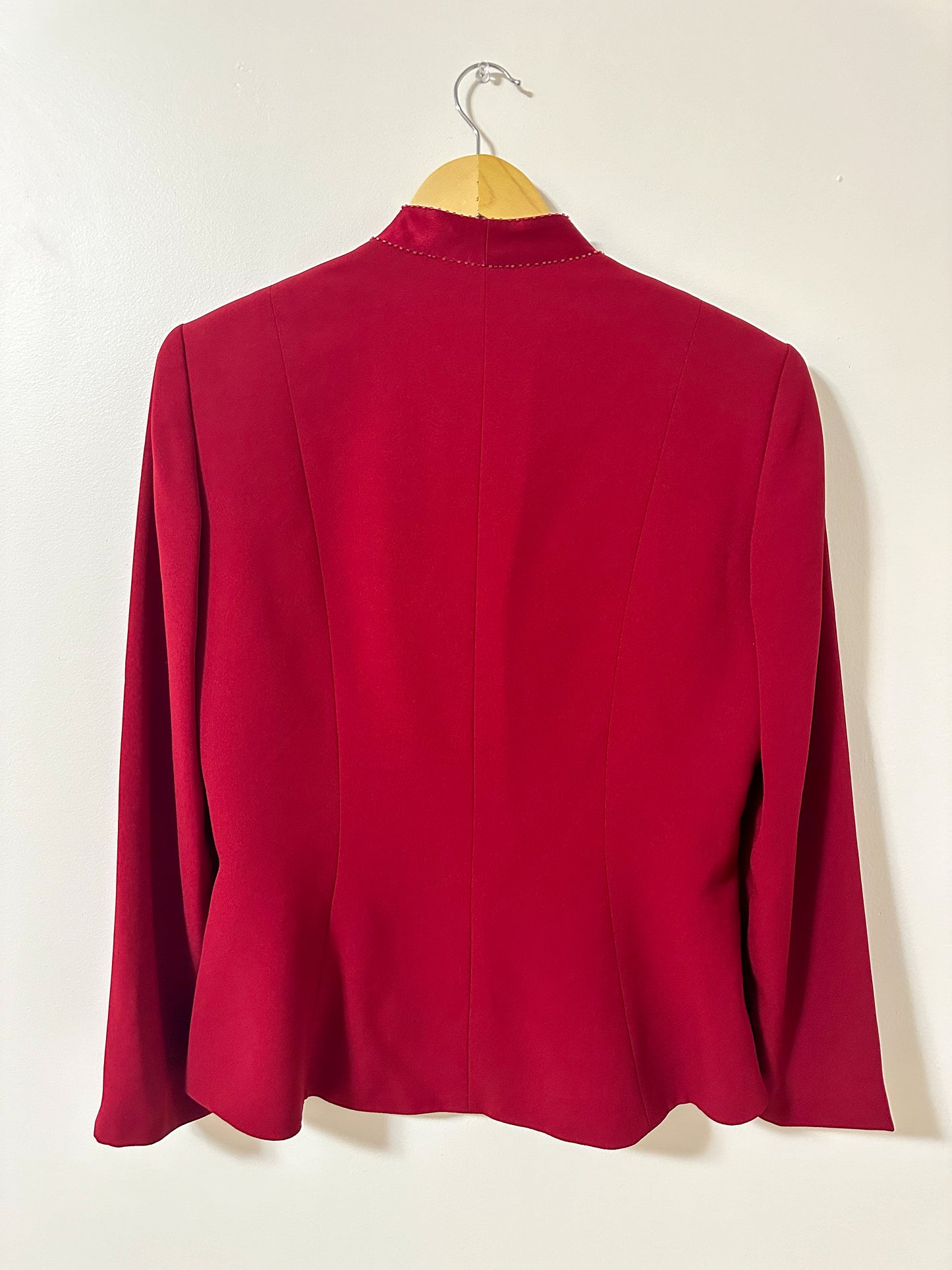 Vintage x Daymor Couture Red Beaded Blazer (L/XL)