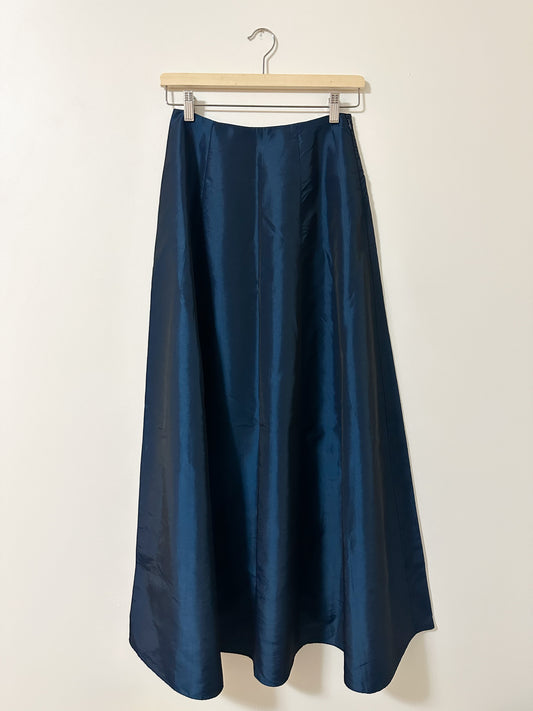 Vintage x Le Chateau Blue Maxi Skirt (S)