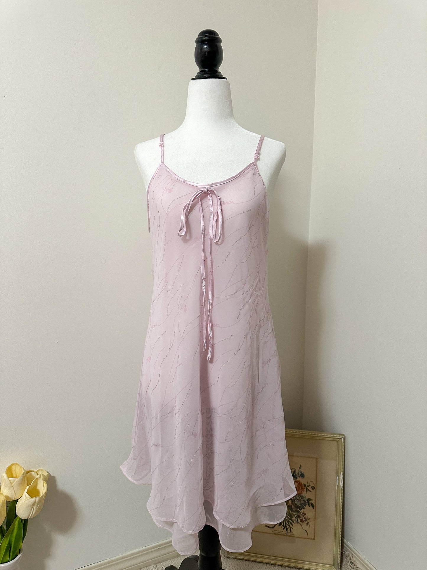 Vintage x Versailles Light Purple Babydoll Dress (M)