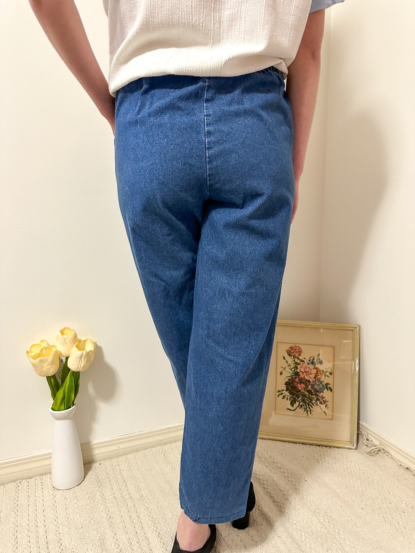 Vintage x FairSet Dark Blue Denim Pants (M)