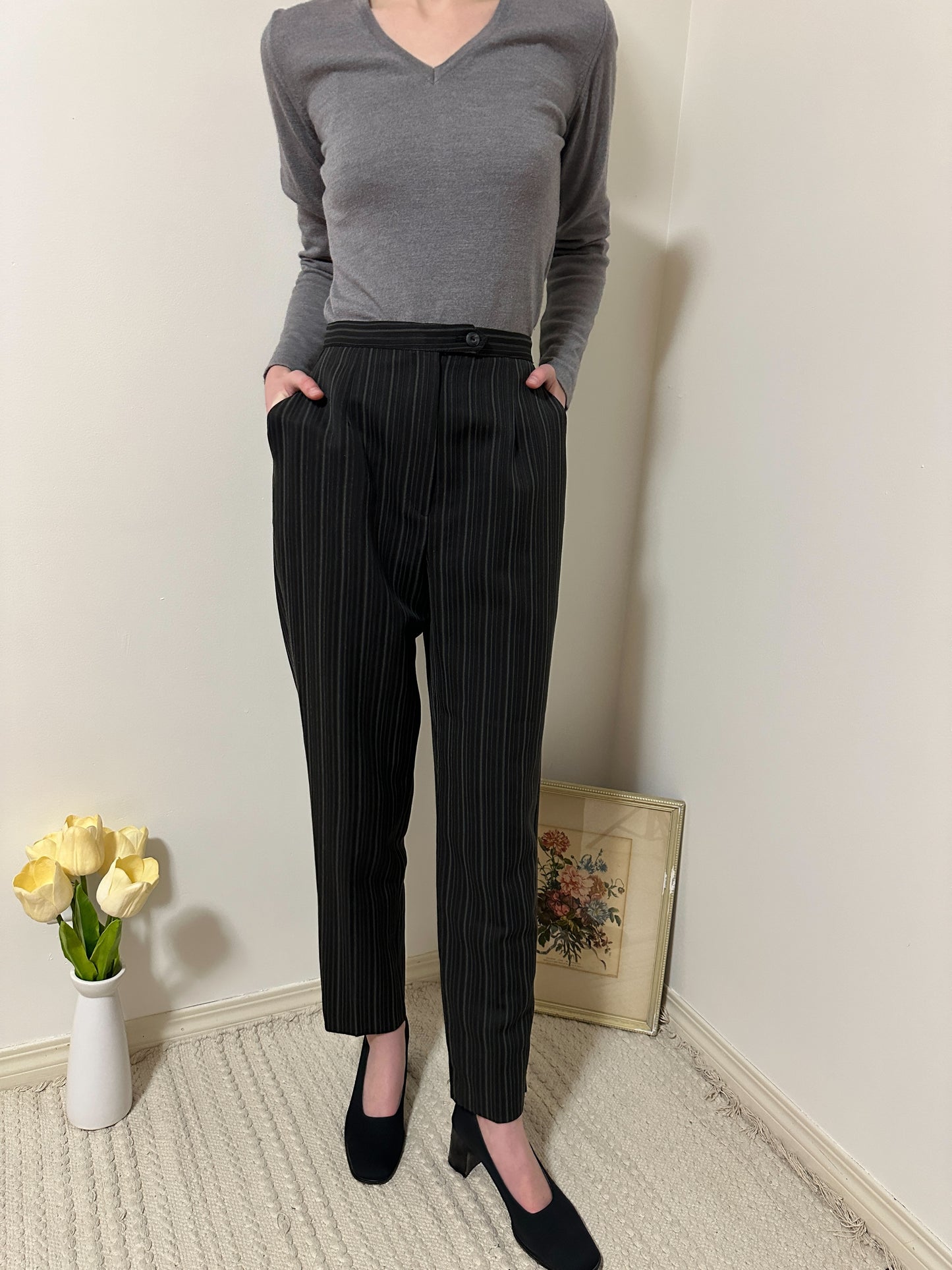 Vintage x Pariscope Striped Trousers (S)