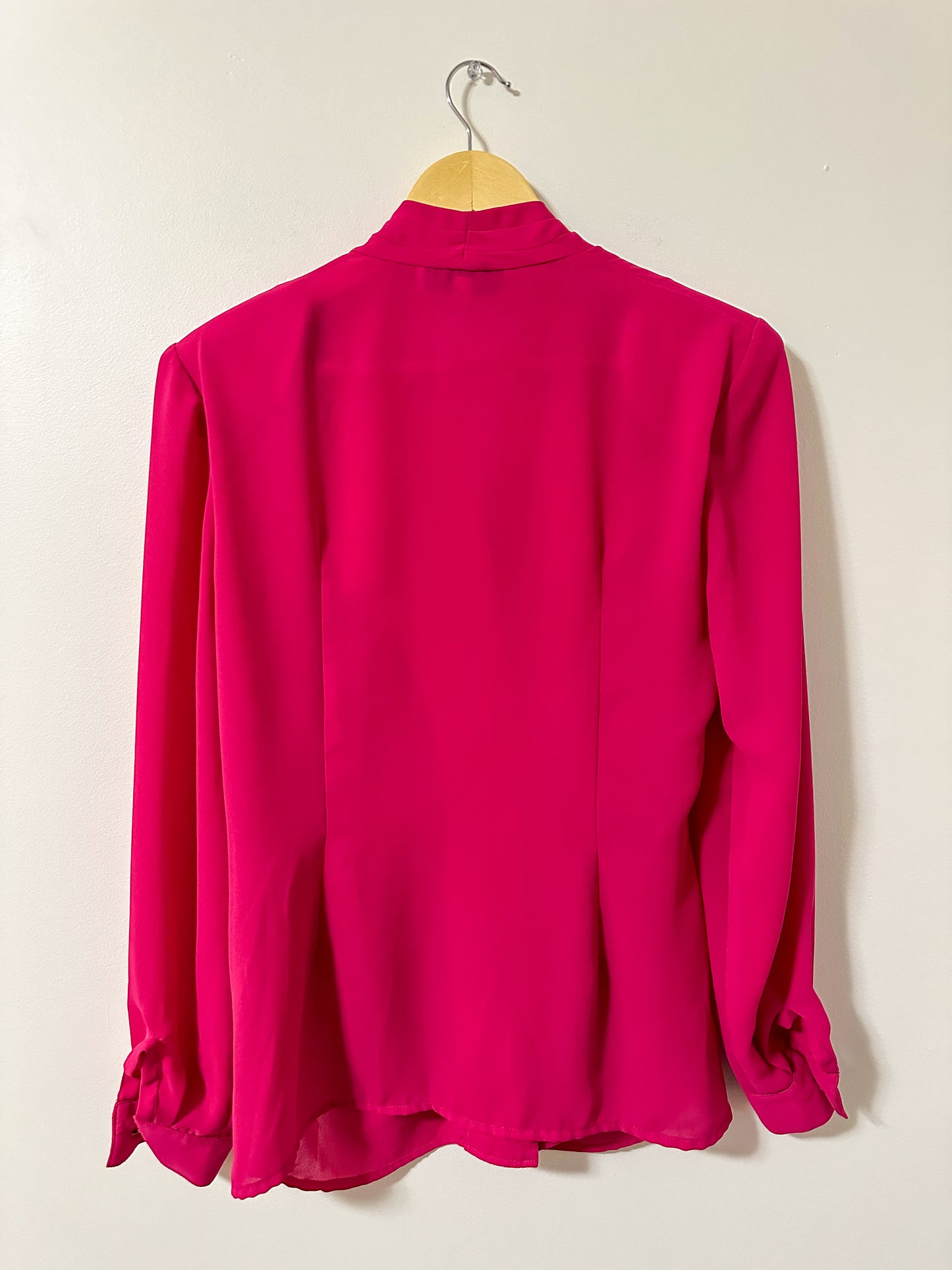 Vintage x Brian Bailey Hot Pink Blouse (L/XL)