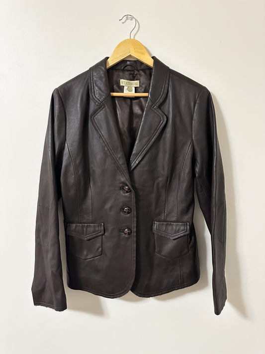 Stetson Brown Leather Jacket (L)