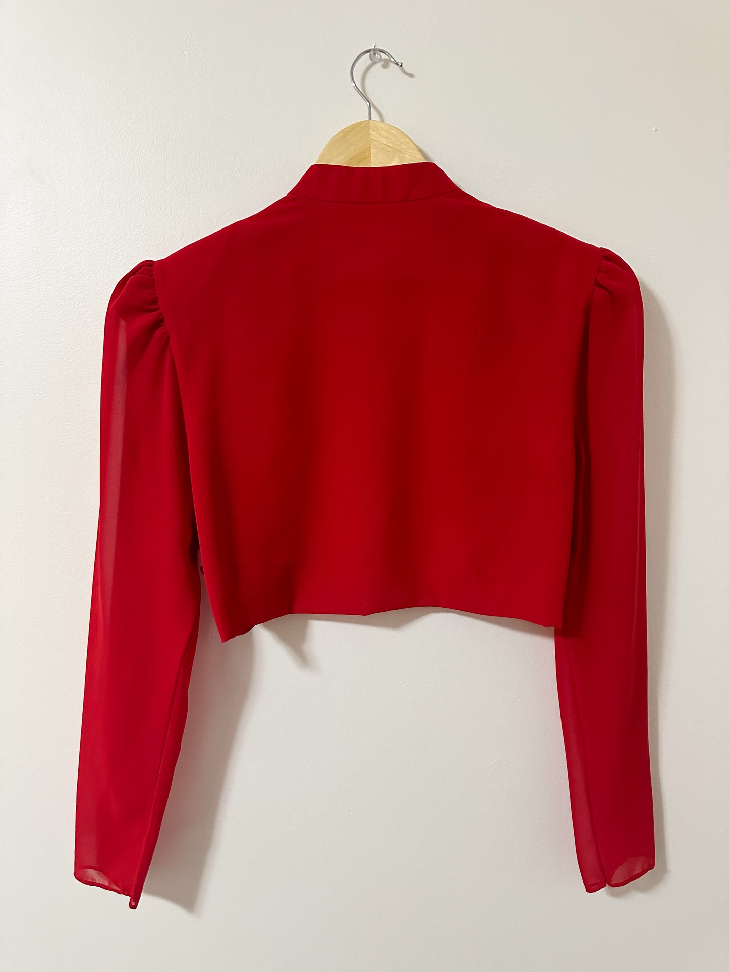 Vintage x Lori Ann Red Bolero (S)