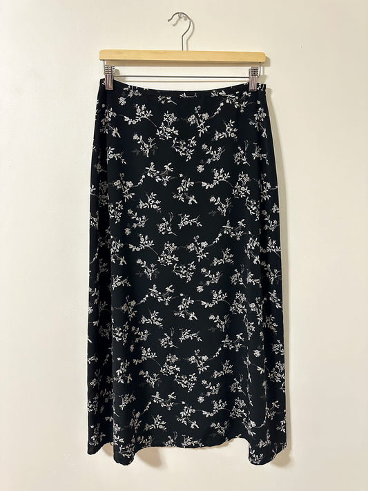 Vintage x Style My Way Floral Midi Skirt (M)