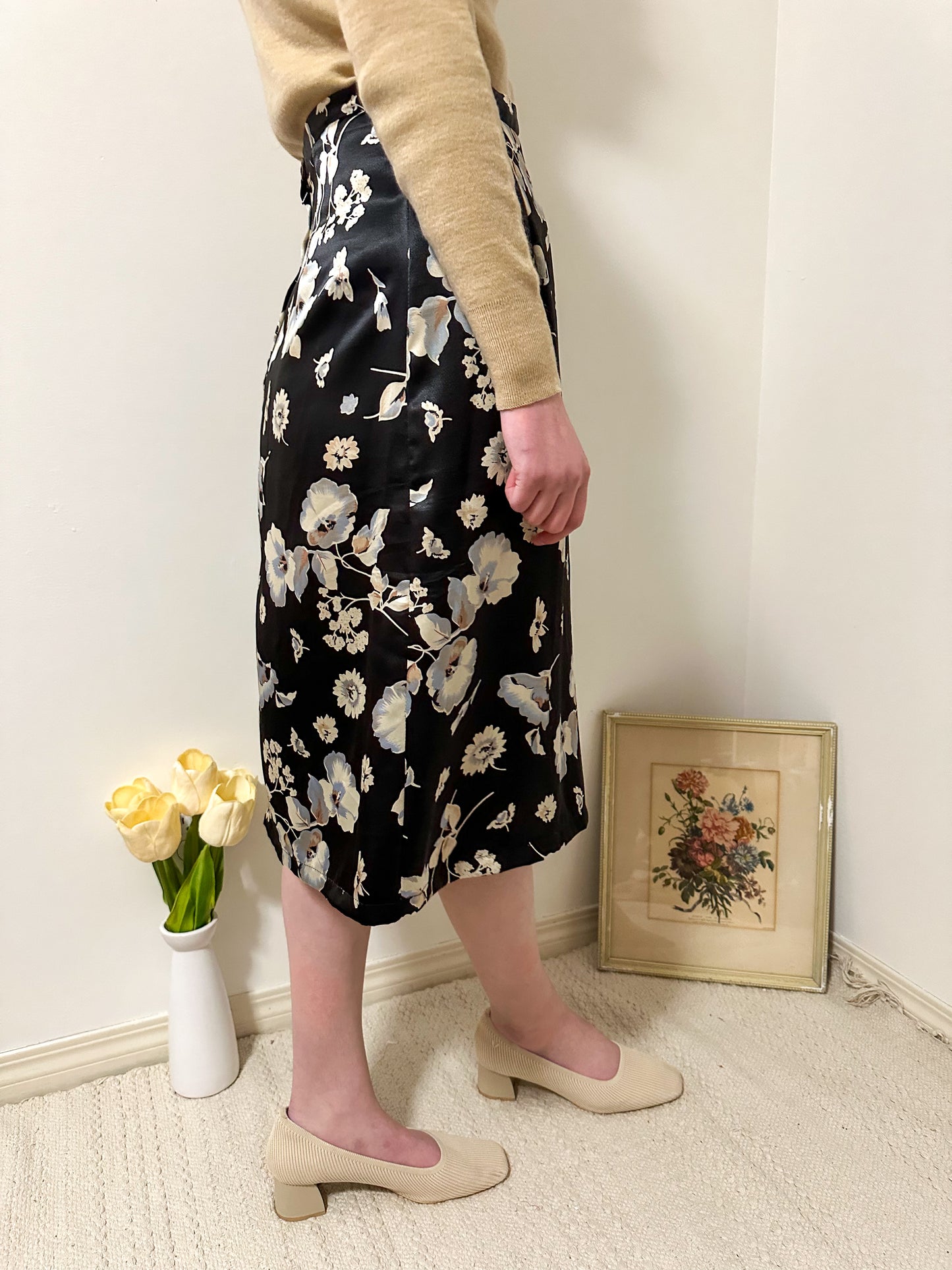 Vintage x Cassino Floral Skirt (M)