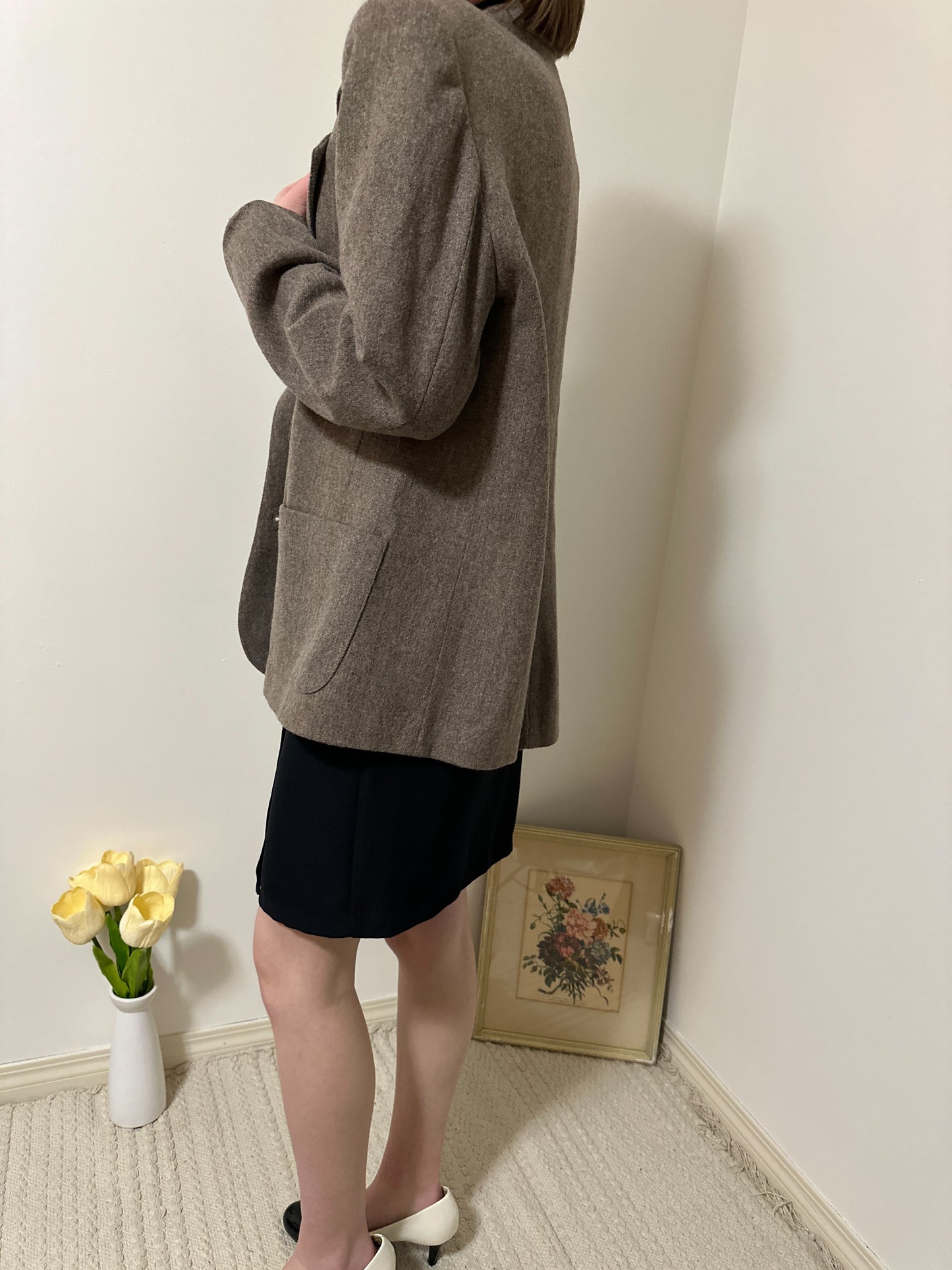 Vintage x Koret Wool Taupe Blazer (XL)