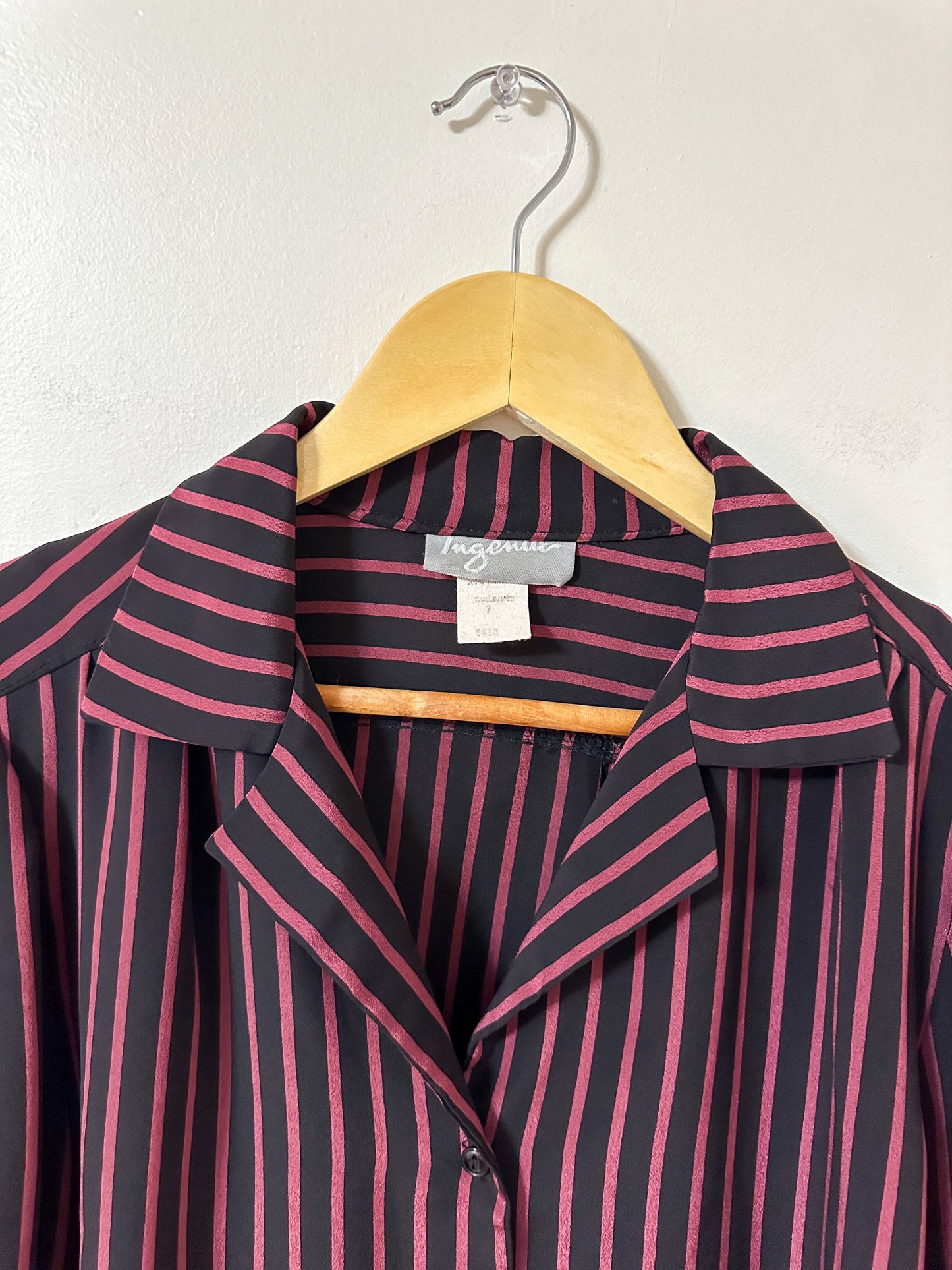 Vintage x Ingenue Striped Blouse (M/L)