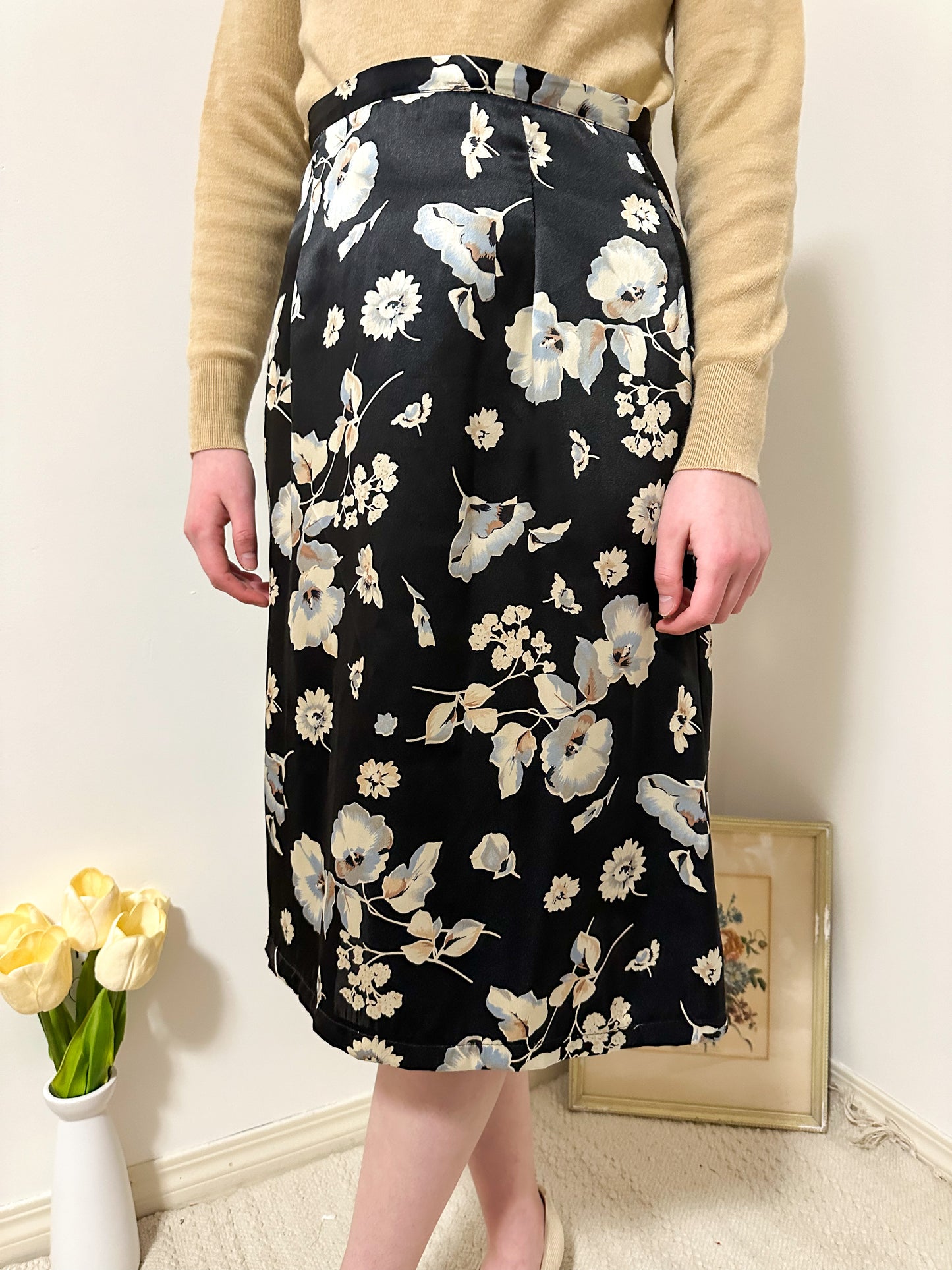 Vintage x Cassino Floral Skirt (M)