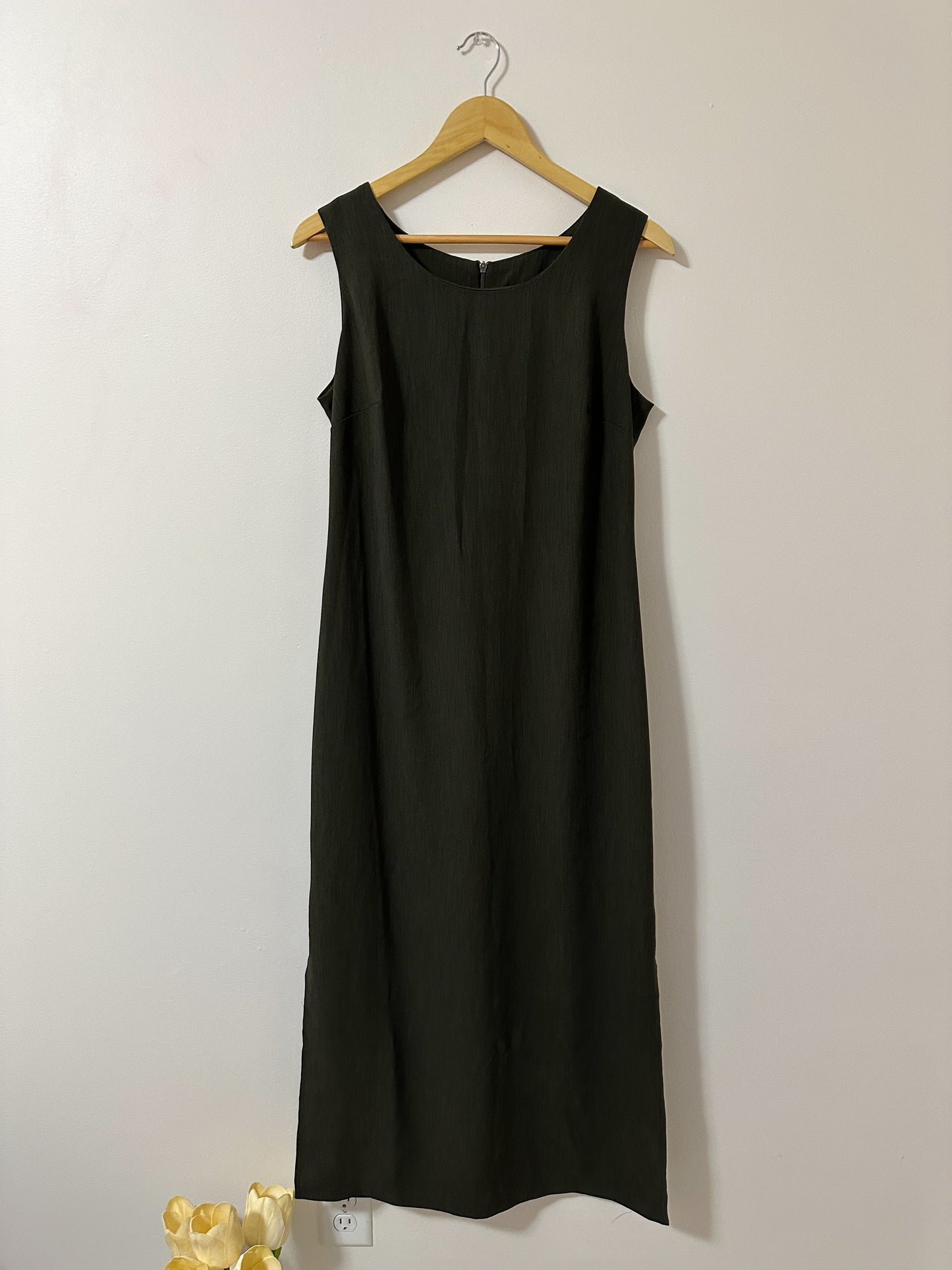 Vintage x Primavera Forest Green Maxi Dress (M/L)