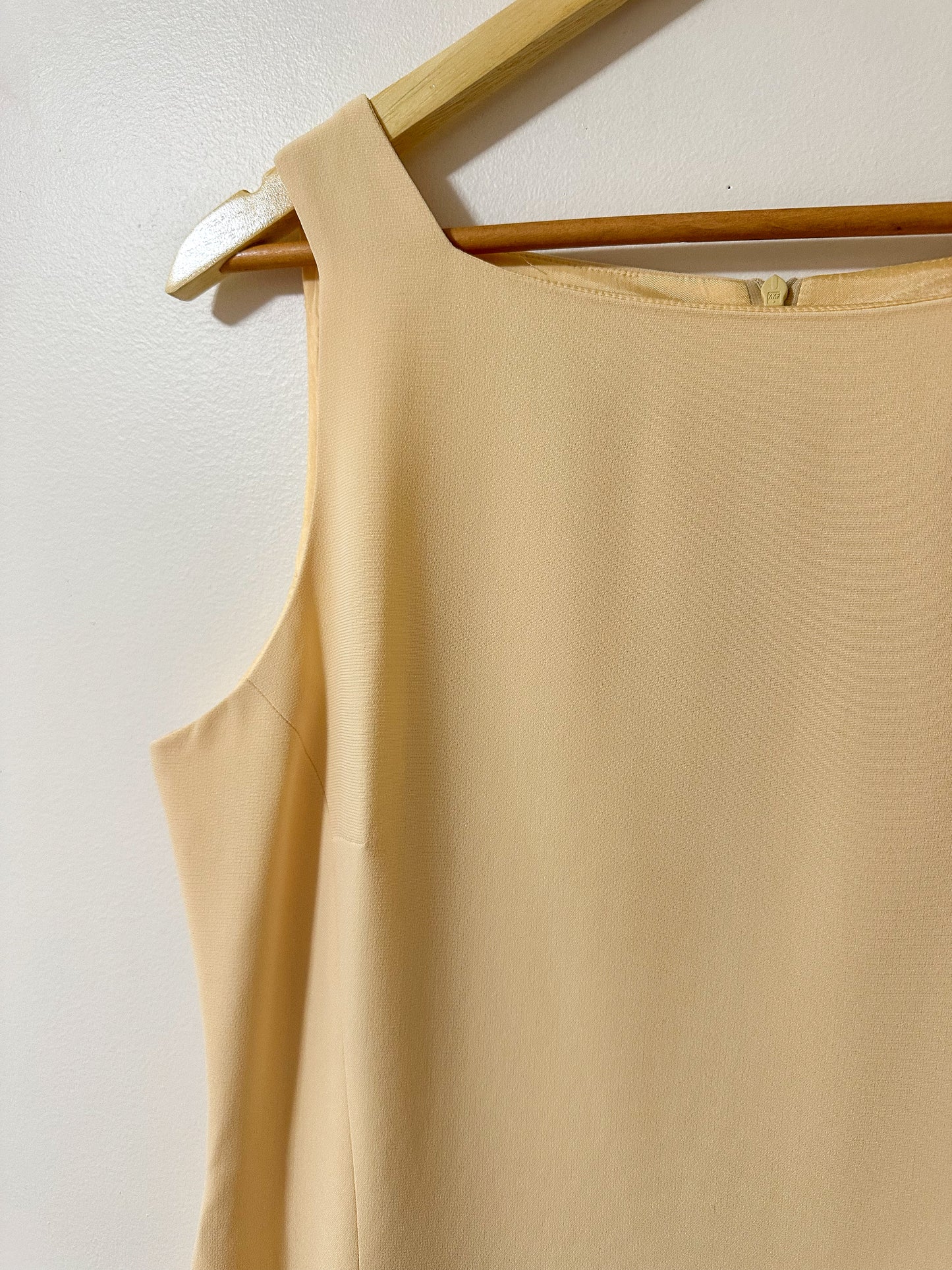 Vintage x Jones Wear Cream Yellow Dress (L)