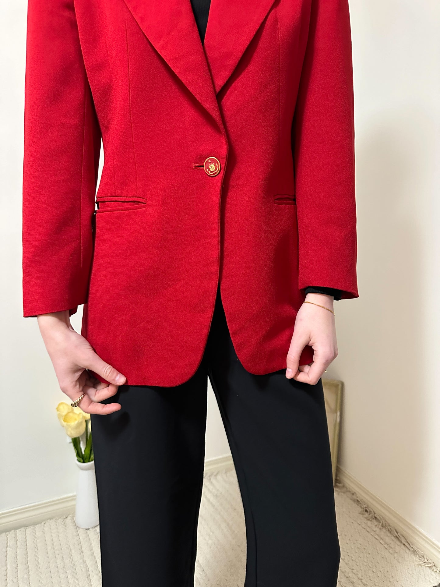 Vintage x Jones New York Red Blazer (M)