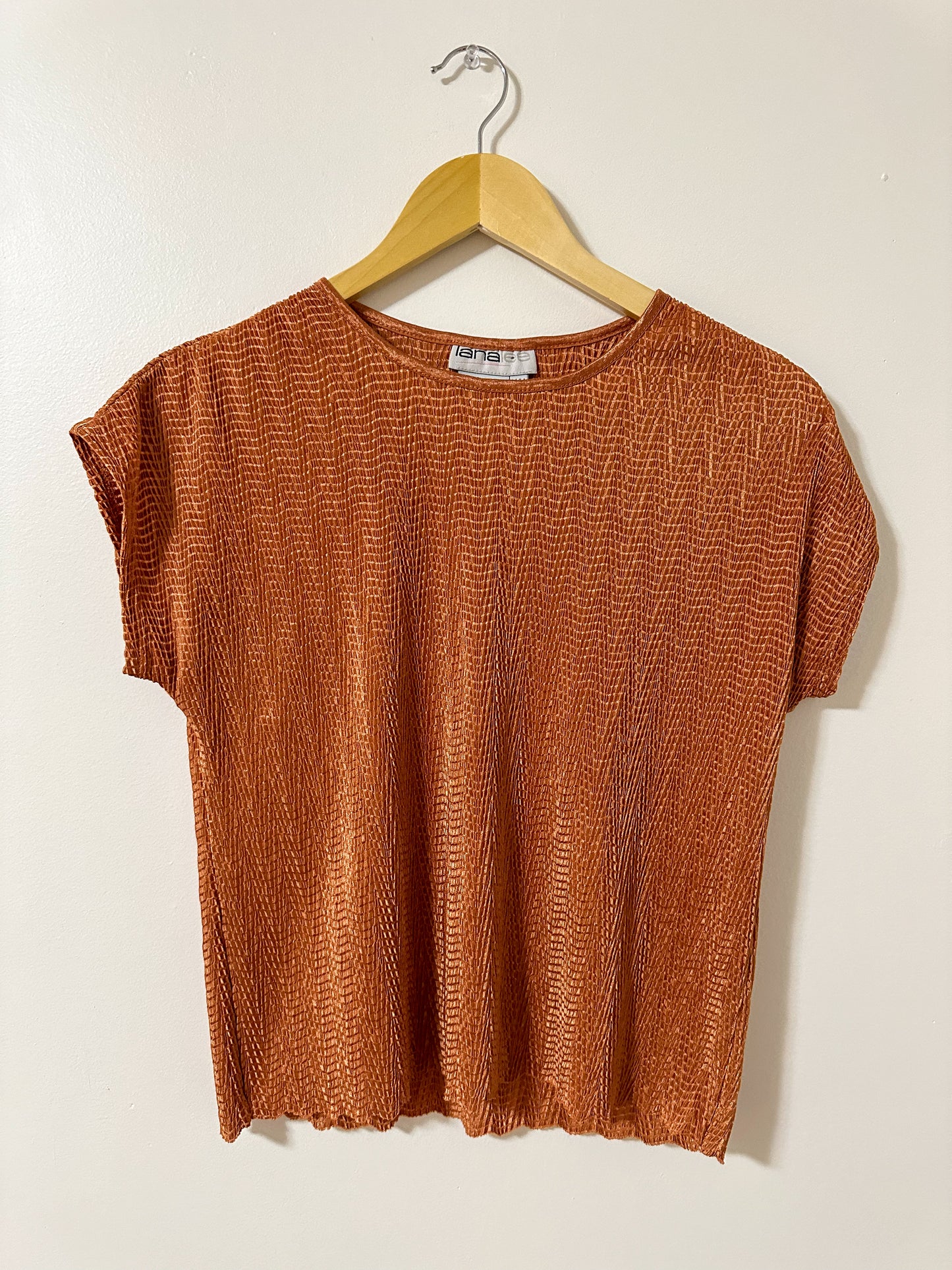 Vintage x Lana Lee Golden Orange Top (M)