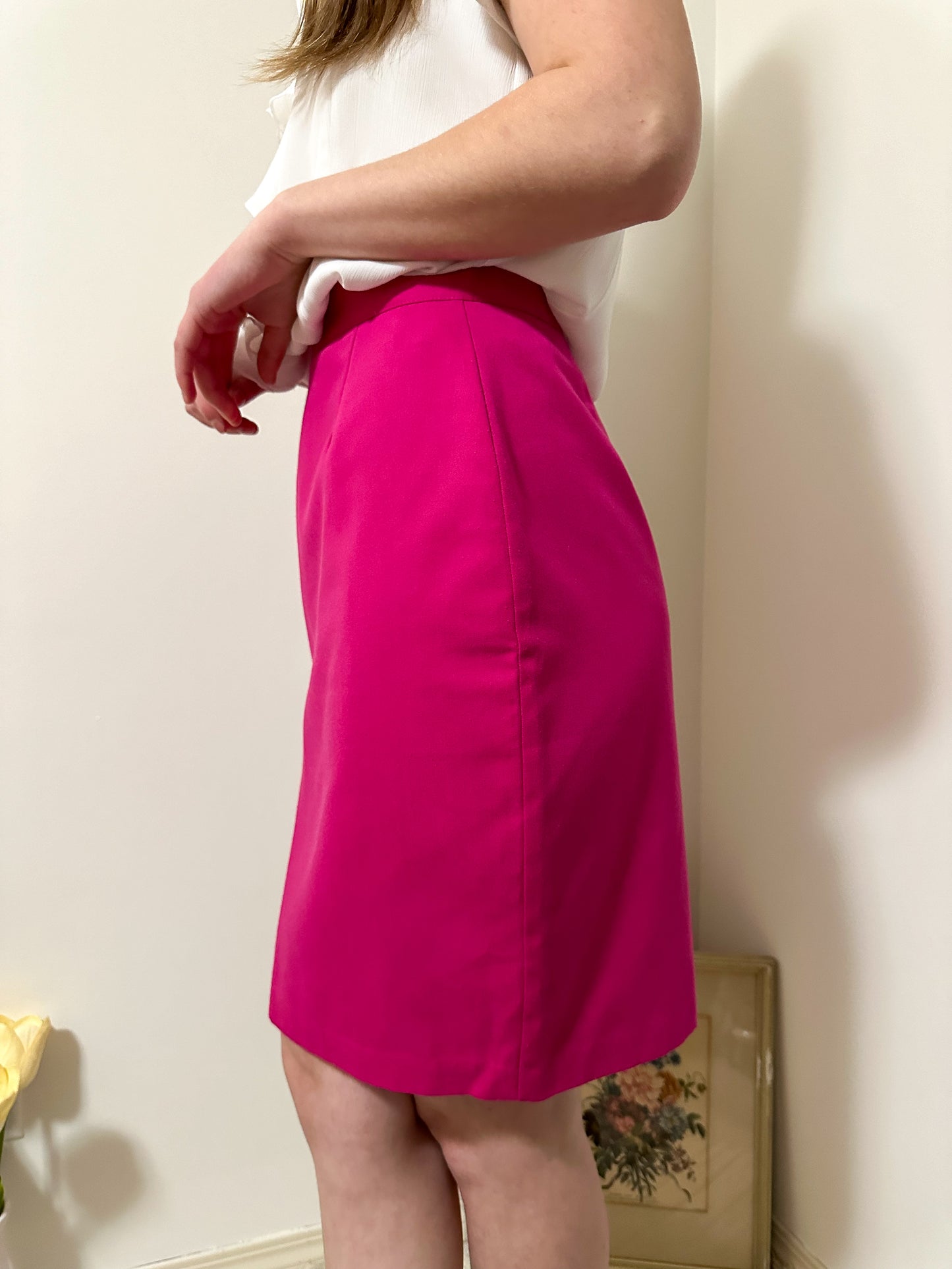 Vintage x Amoretti Hot Pink Skirt (M)