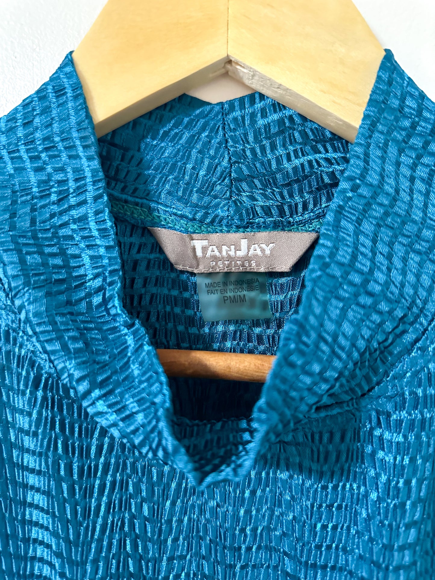 Vintage x TanJay Teal Mockneck Top (M)