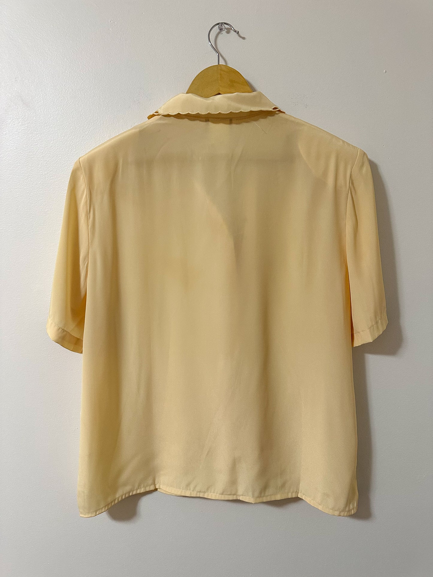 Vintage x Tradition Yellow Detailed Blouse (XL)