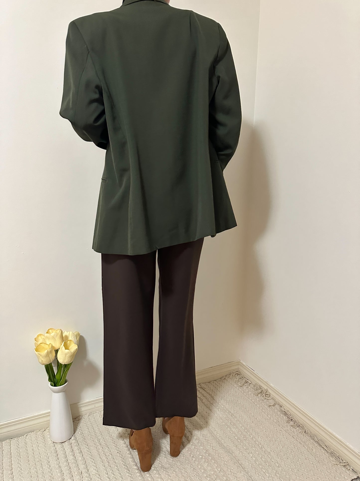 Vintage x Jessica Dark Green Blazer (XL)