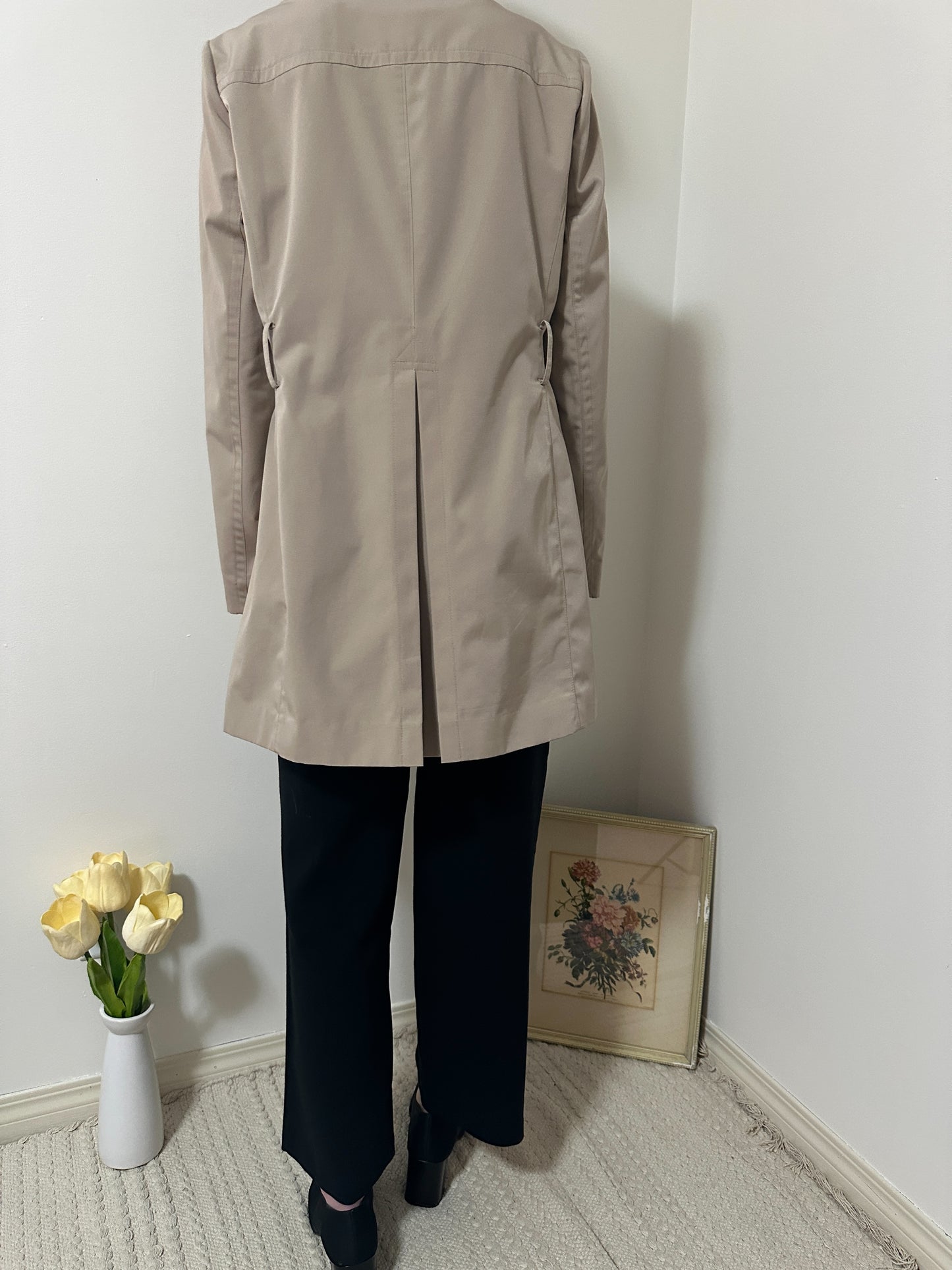 London Fog Brown Short Trenchcoat (M/L)