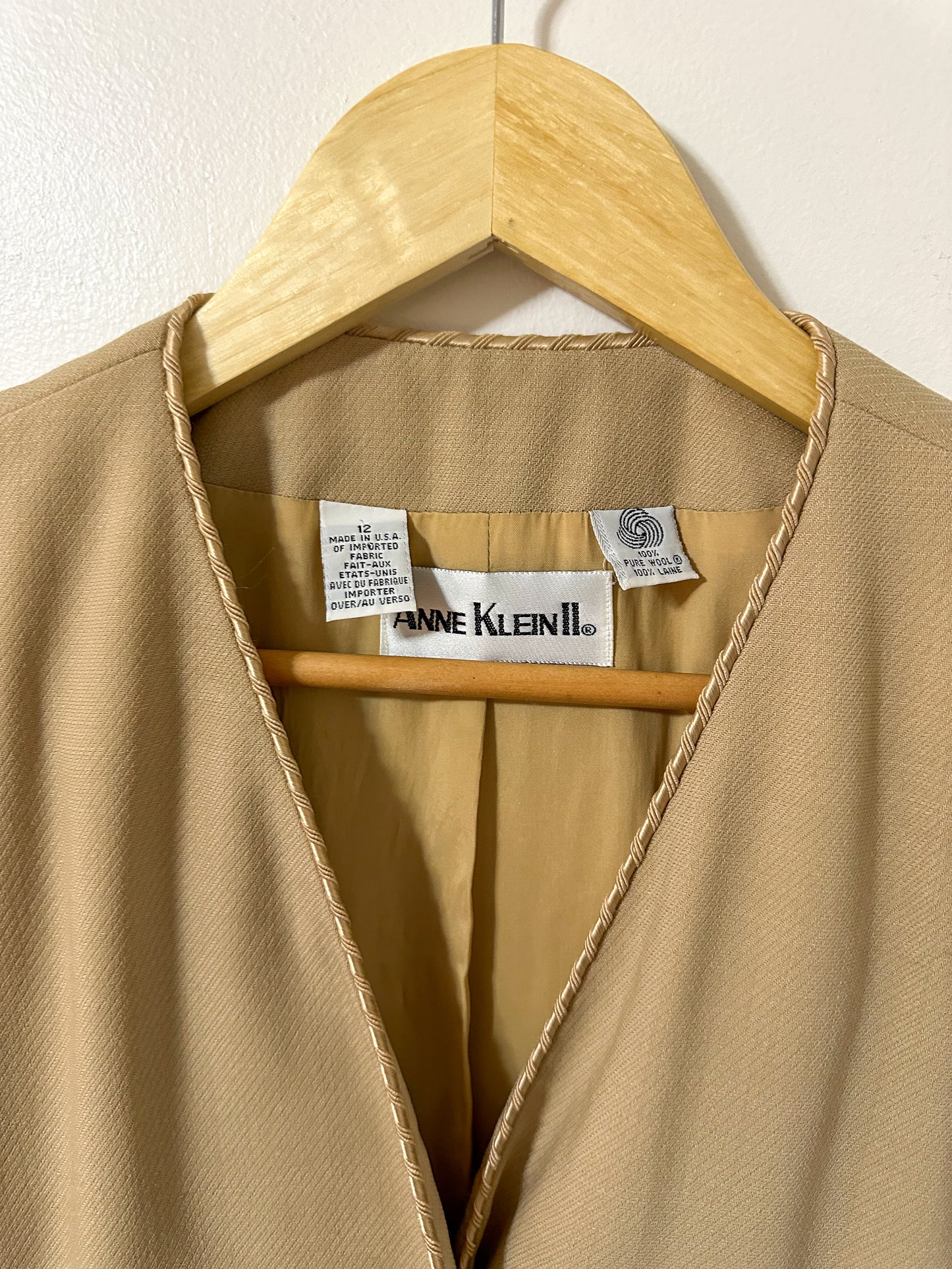 Vintage x Anne Klein II Long Brown Blazer (L/XL)