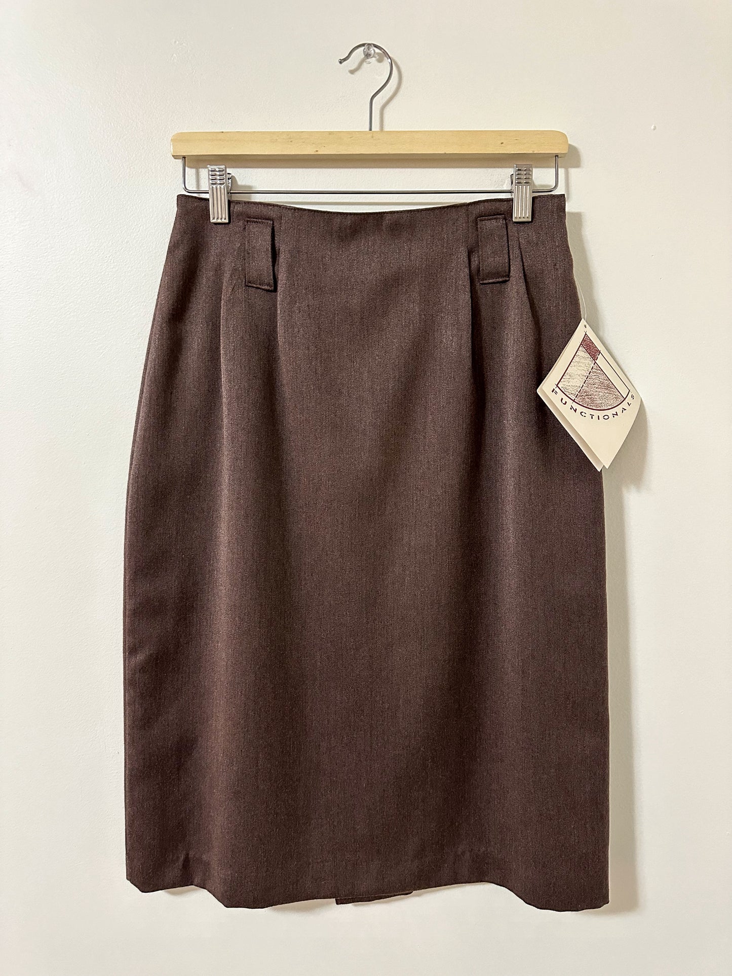 Vintage x NWT Functionals Brown Skirt (M)