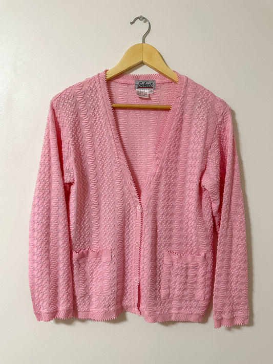 Vintage x Pink Cardigan (S/M)