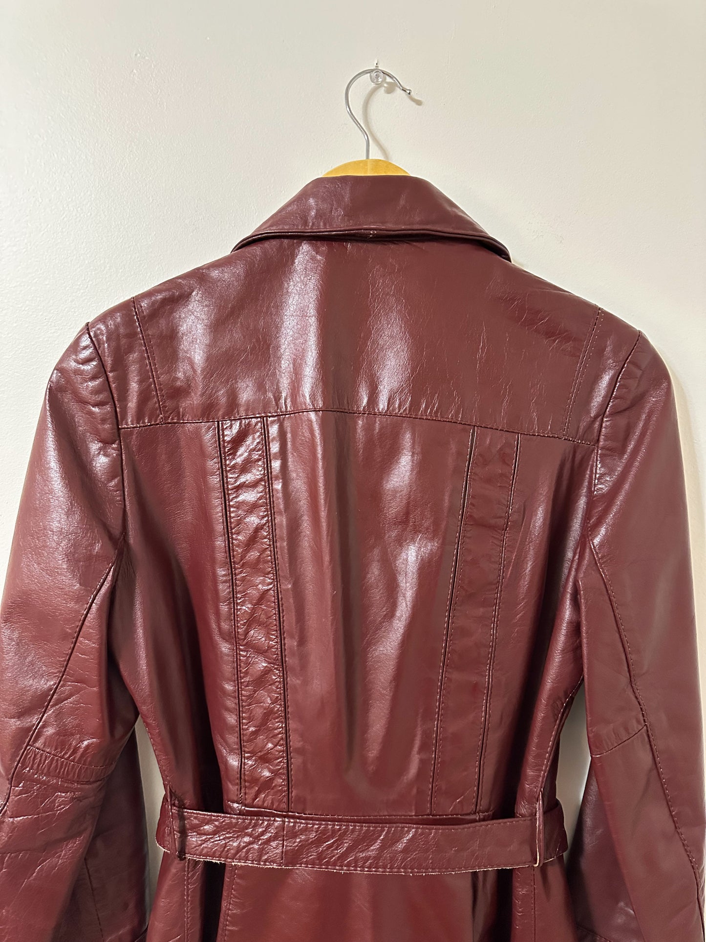 Vintage x Sears Burgundy Leather Jacket (M)