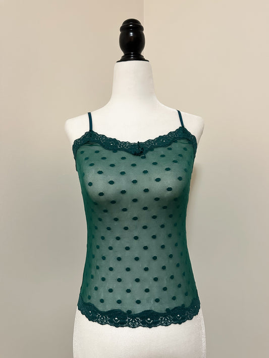 Jessica Emerald Green Tank Top (XXS/XS)