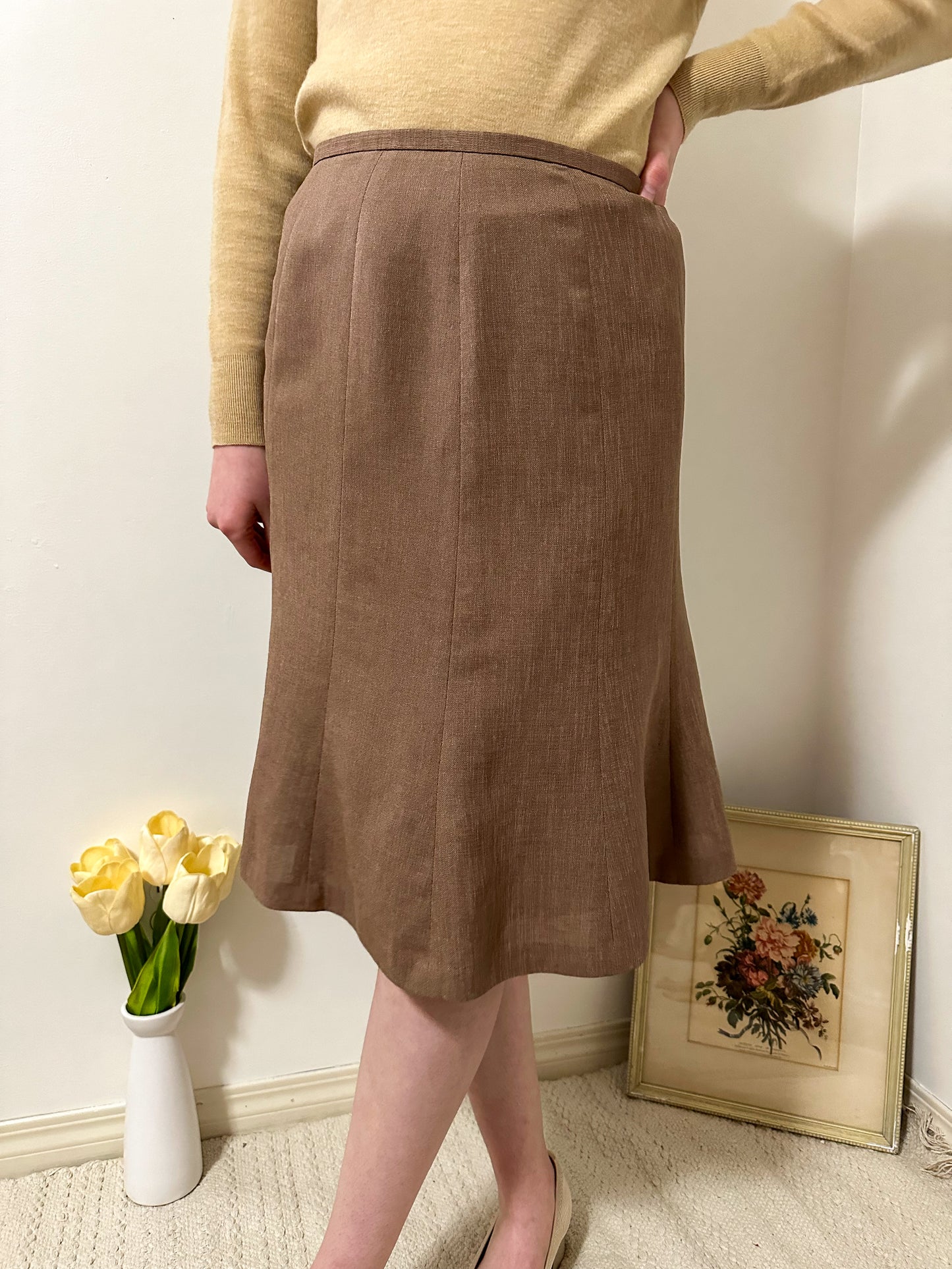 Vintage x Conrad C Brown Skirt (M)