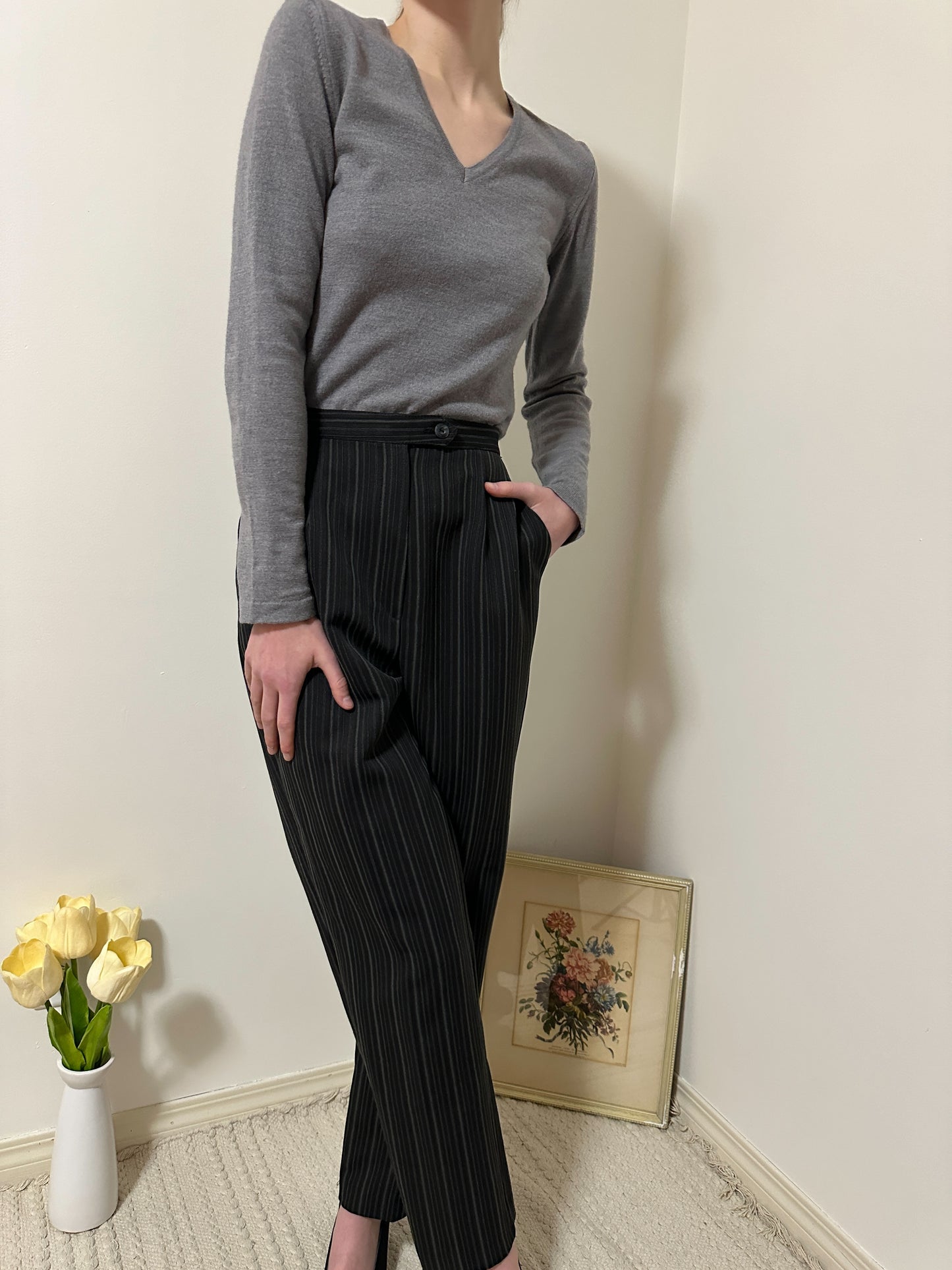 Vintage x Pariscope Striped Trousers (S)