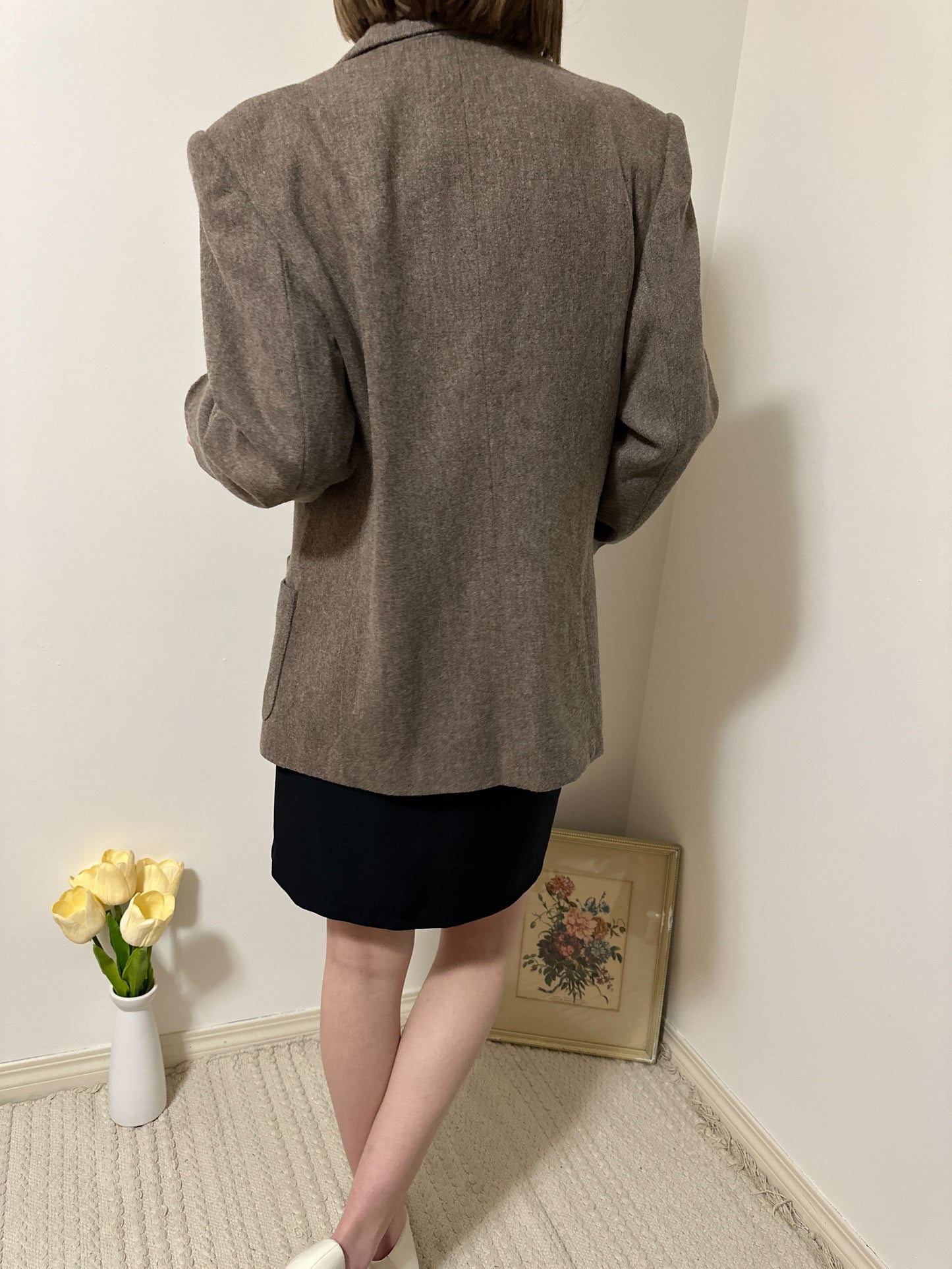 Vintage x Koret Wool Taupe Blazer (XL)