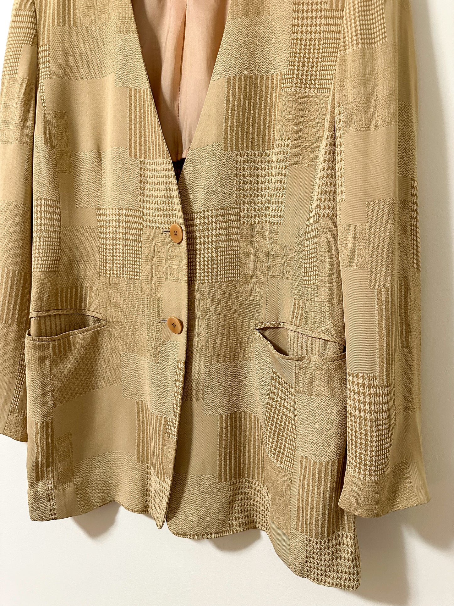 Vintage x Preng DDang Patterned Blazer (M/L)