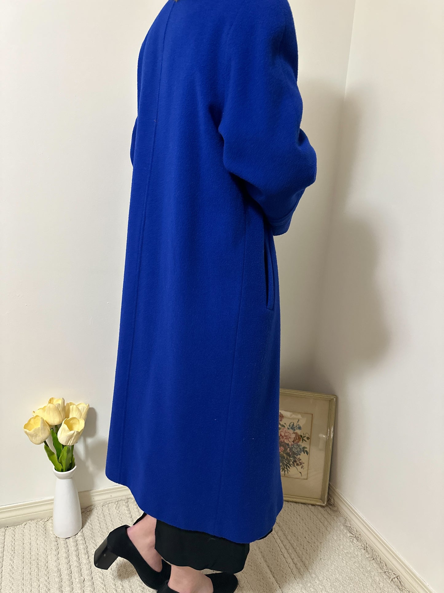 Vintage x London Fog Royal Blue Wool Coat (M/L)