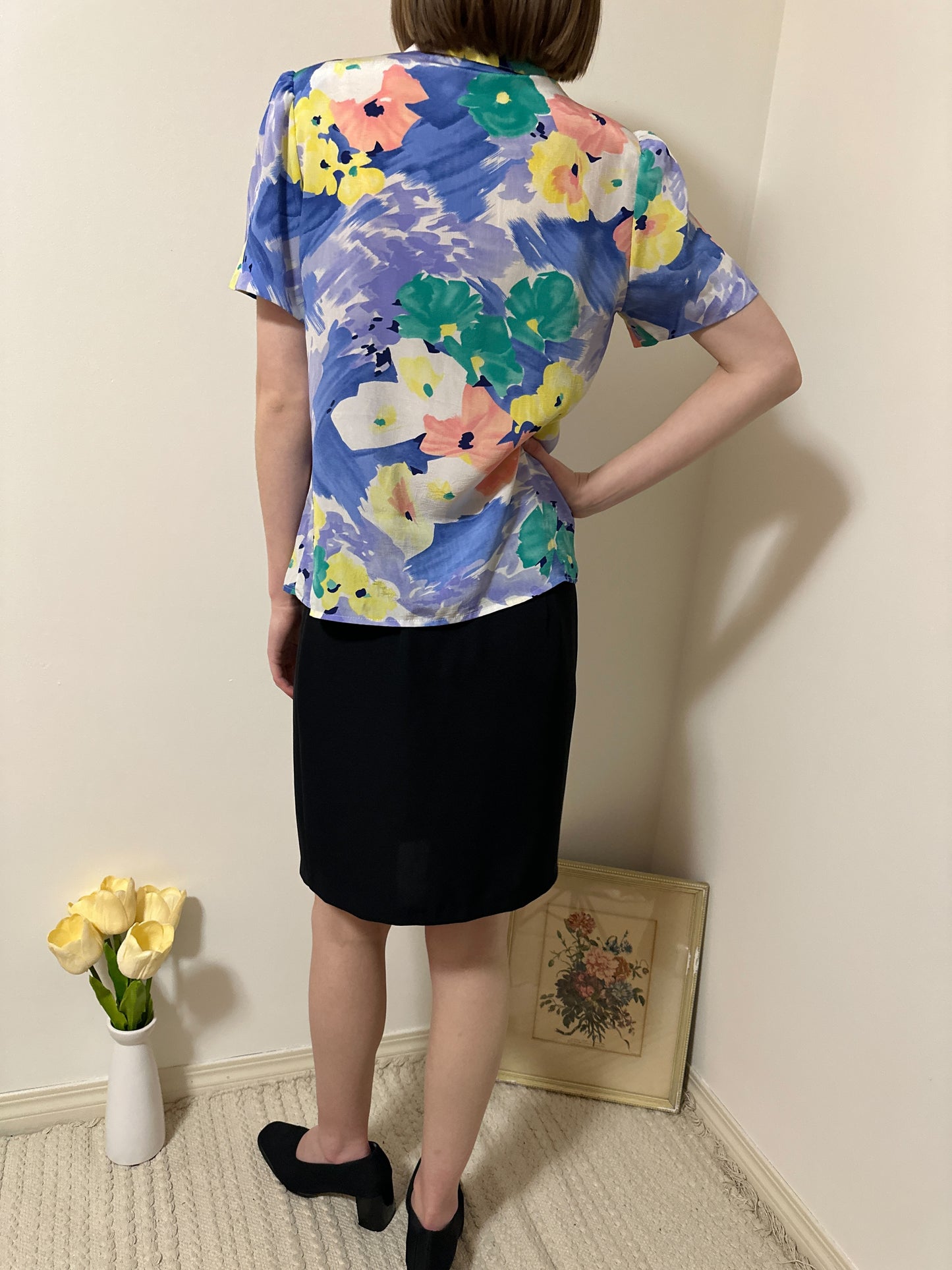 Vintage x Style Rite Floral Blouse (M/L)