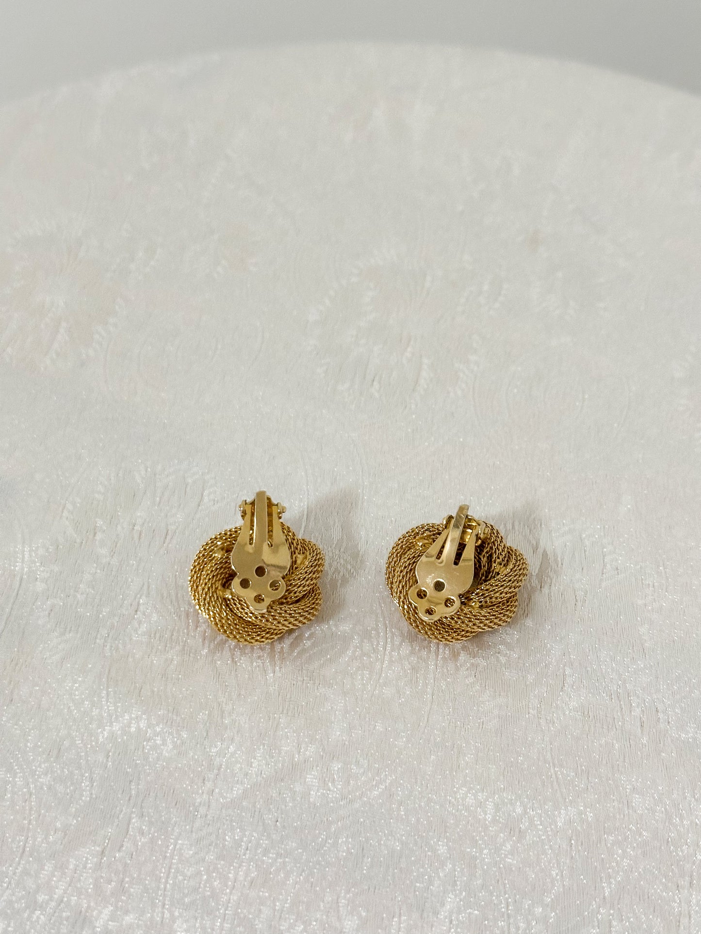 Gold Clip-On Earrings