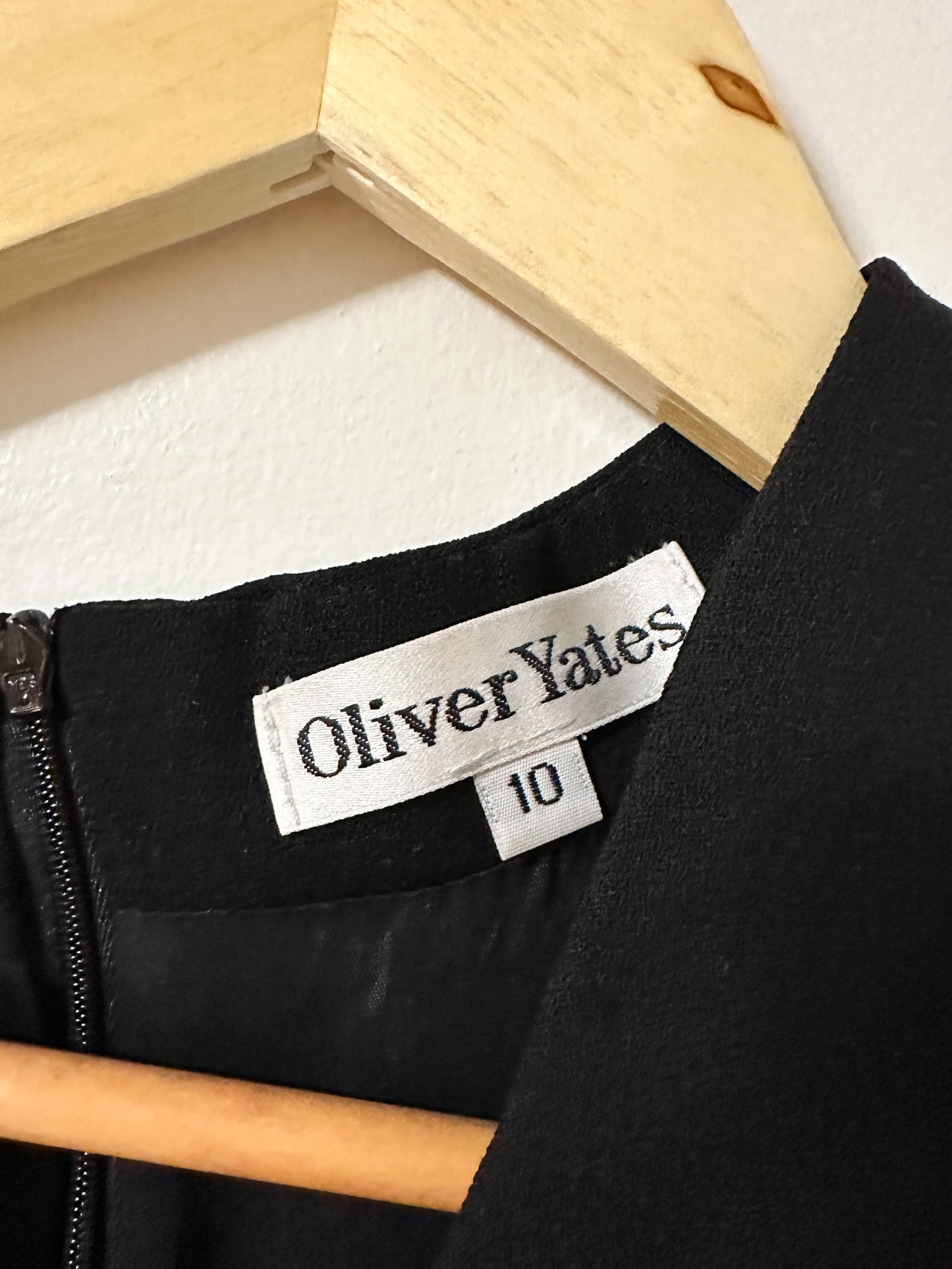 Vintage x Oliver Yates Black Dress (L)