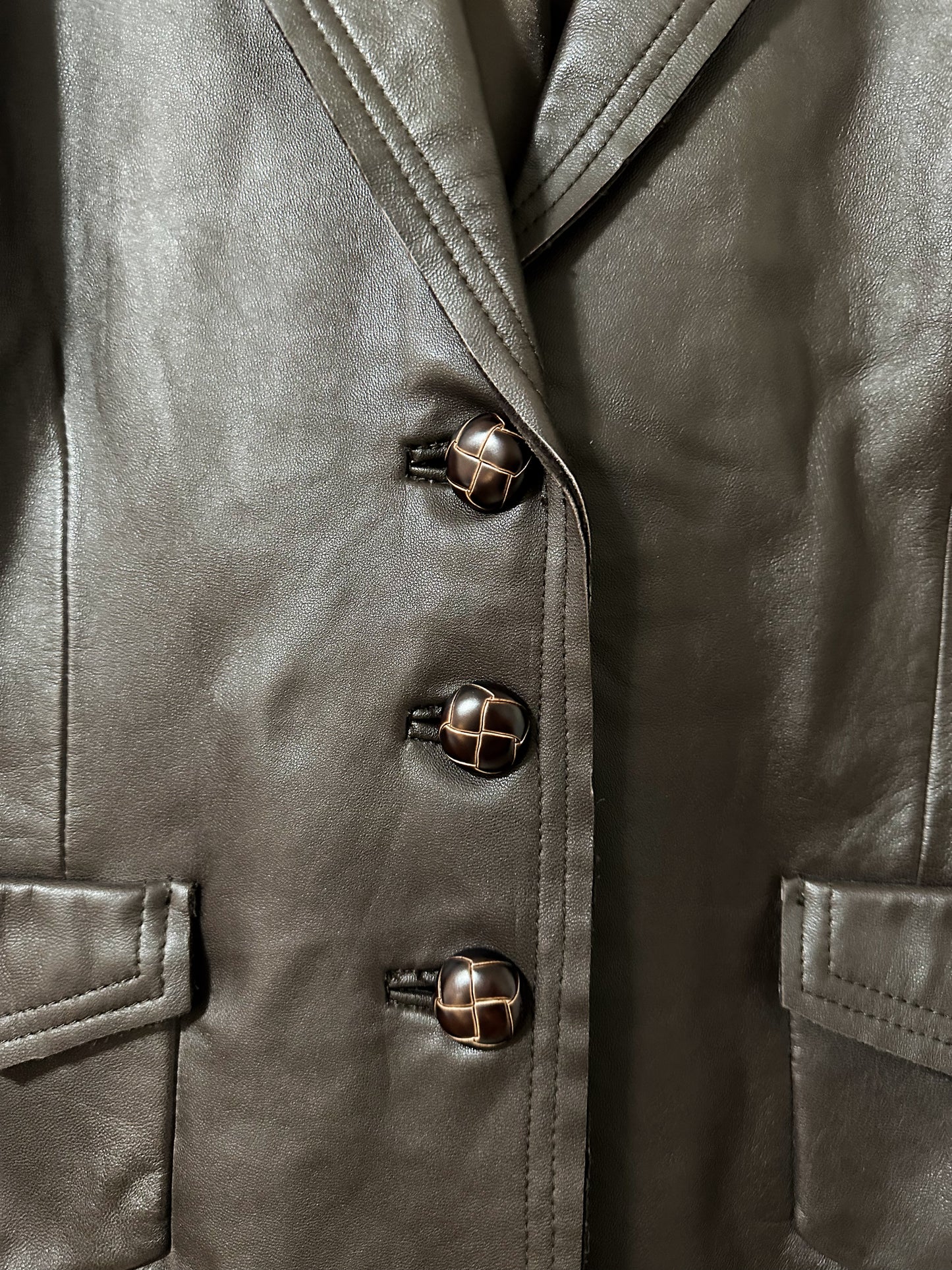 Stetson Brown Leather Jacket (L)