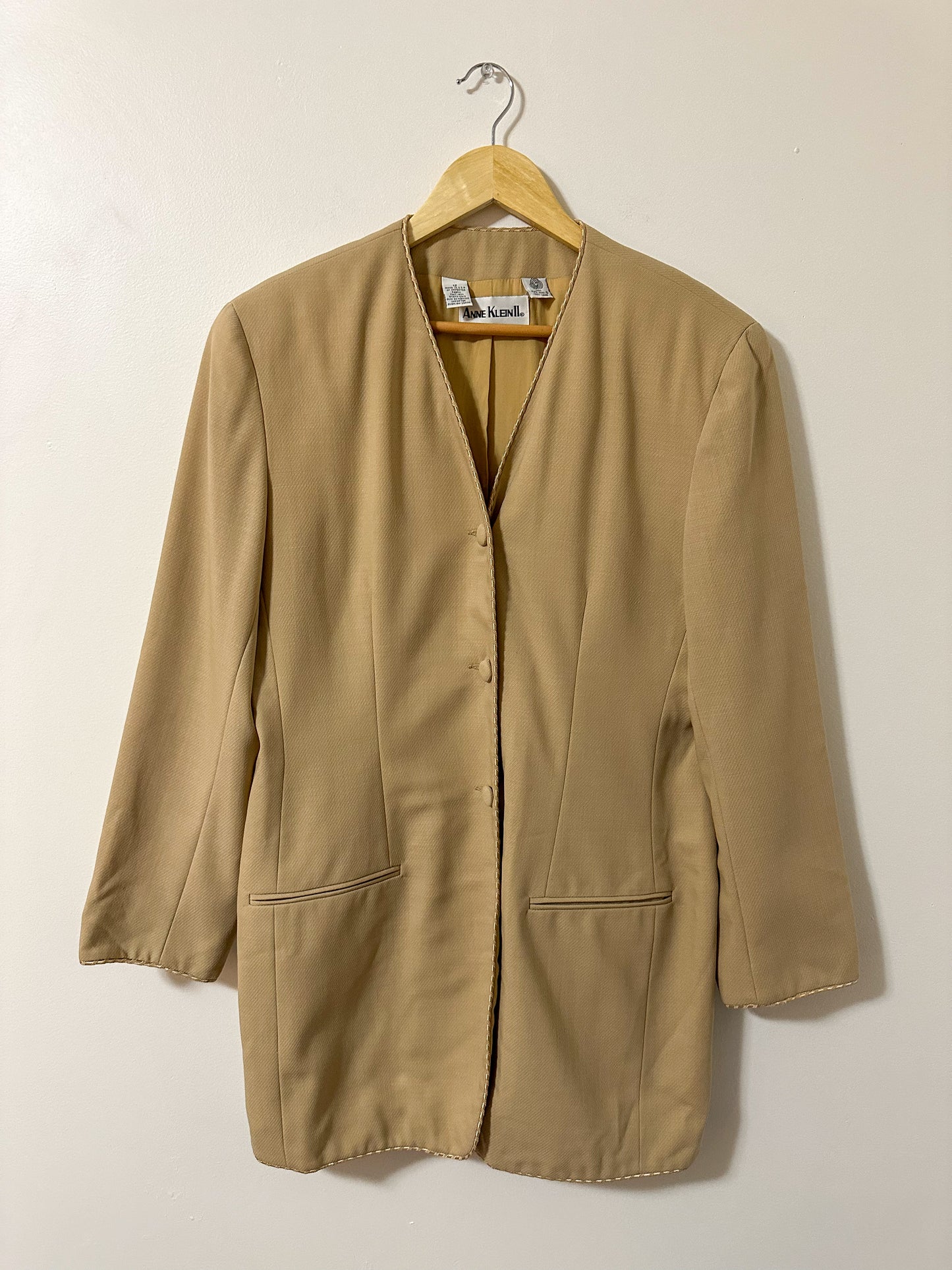 Vintage x Anne Klein II Long Brown Blazer (L/XL)