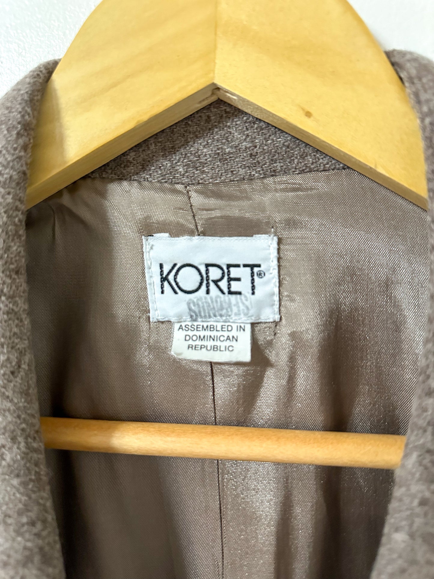 Vintage x Koret Wool Taupe Blazer (XL)