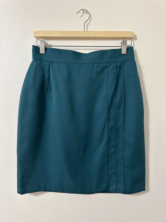 Vintage x Made in England x Teal Skirt (M)