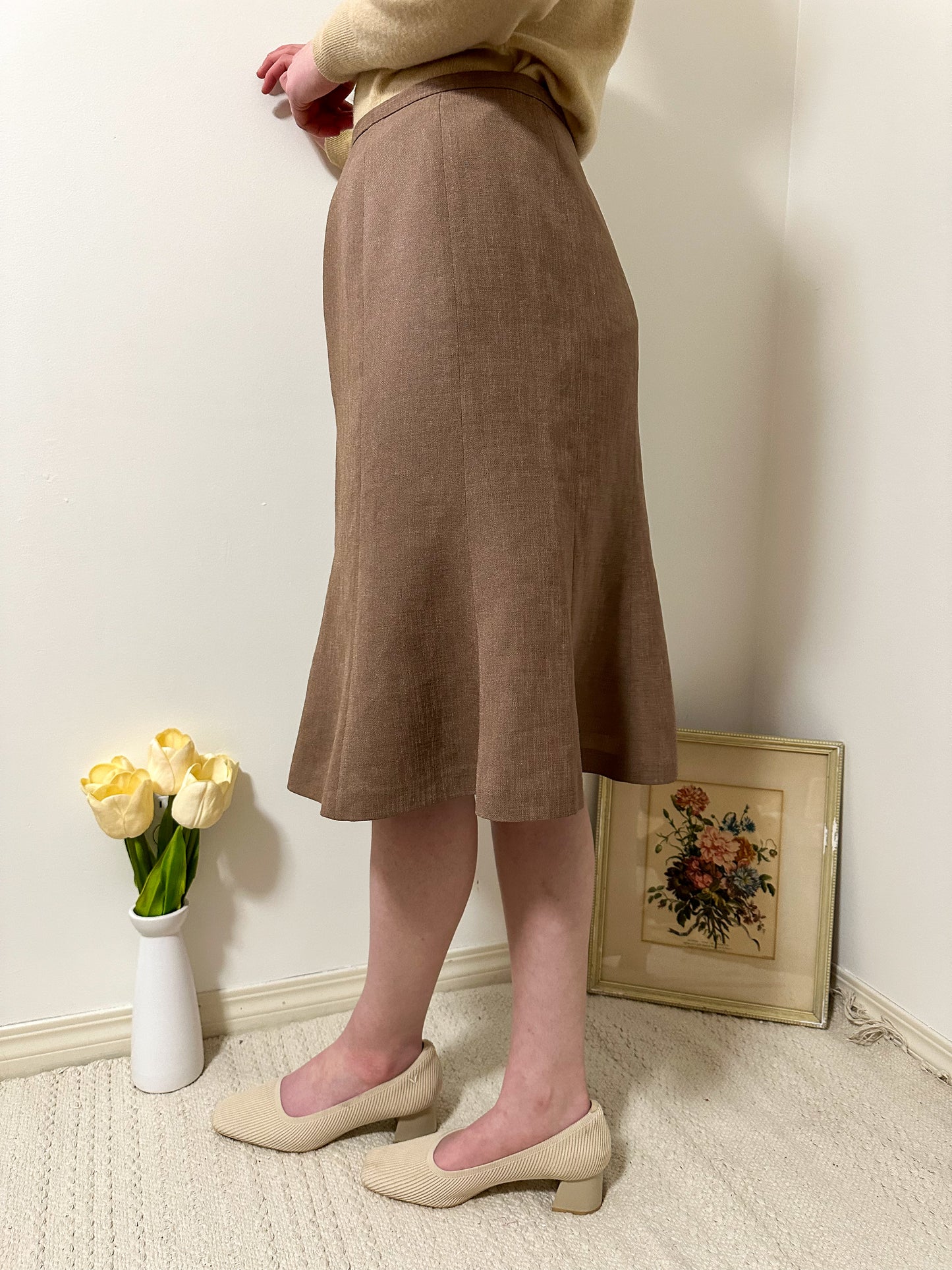 Vintage x Conrad C Brown Skirt (M)